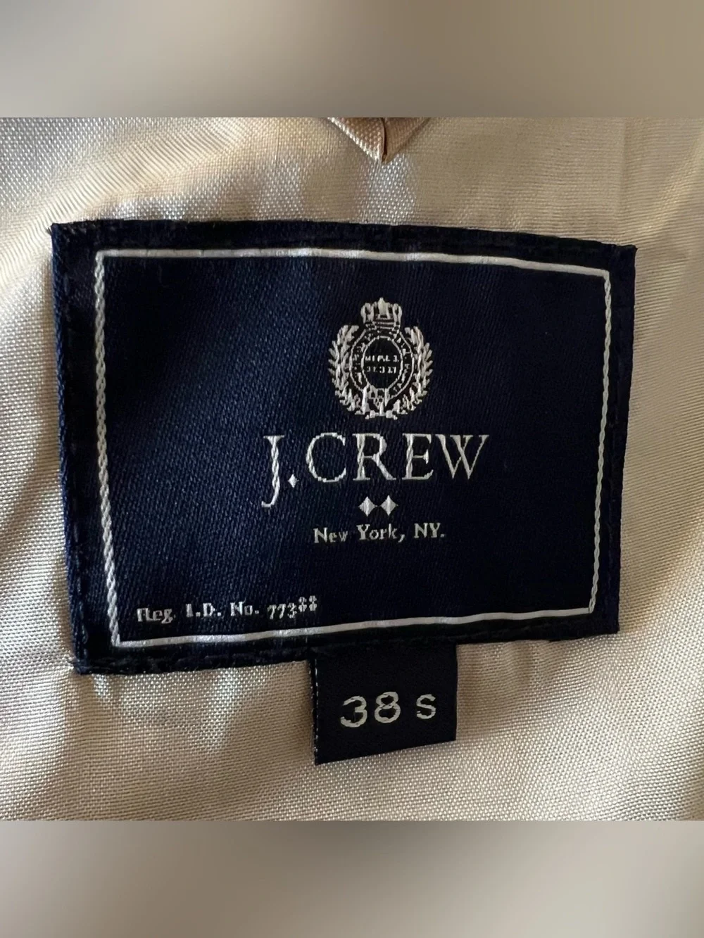 J. Crew Ludlow Blazer Mens 38S Brown Herringbone Linen Cotton Sport Coat Luxury